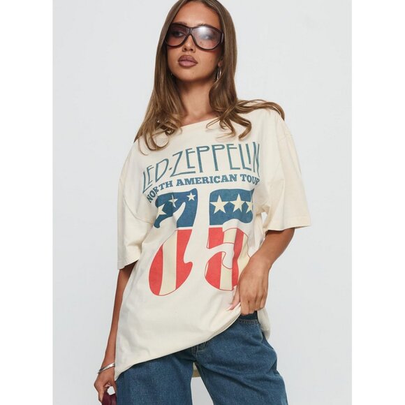 Led Zepplin 4th July Oversized Tee - Picture 1 of 11